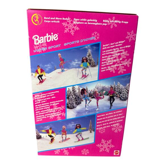 Winter Sport Barbie Doll 1994 Special Edition Mattel #13516 Bend and Move Body - Picture 4 of 7